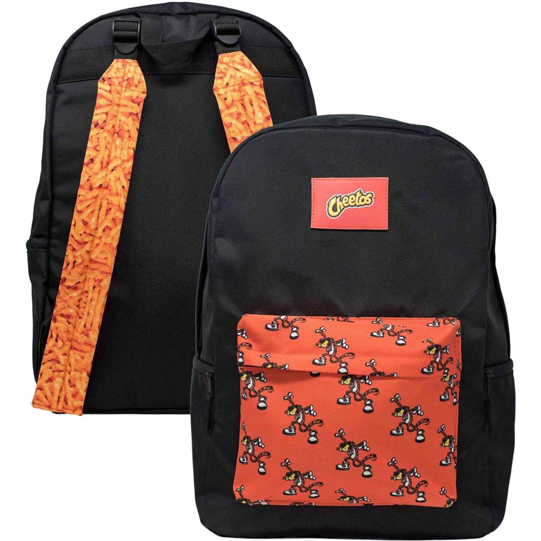 logo printed backpack