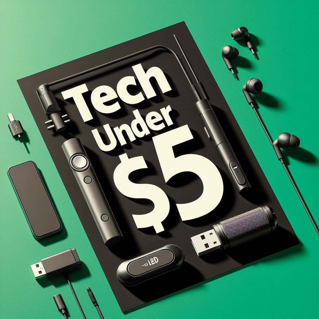 tech merch under $5