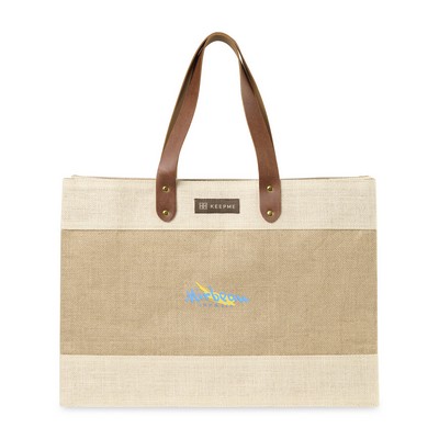 KEEPME® Jute Market Tote - Natural