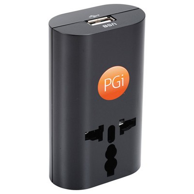 Custom Imprinted Trendy Travel Adapter