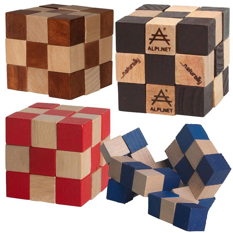 wooden Rubik's Cube